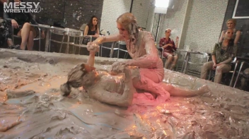 Muddy Wrestling: Busty Satin, Leather/Denim & Casual Slam - 3 Amateur Battles - Audience vs Audience Screencap 28 on sinx.preview.netperv.com