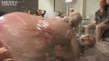 Muddy Wrestling: Busty Satin, Leather/Denim & Casual Slam - 3 Amateur Battles - Audience vs Audience Screencap 36 on sinx.preview.netperv.com