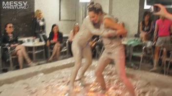 Muddy Wrestling: Busty Satin, Leather/Denim & Casual Slam - 3 Amateur Battles - Audience vs Audience Screencap 62 on sinx.preview.netperv.com