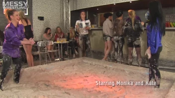 Muddy Wrestling: Busty Satin, Leather/Denim & Casual Slam - 3 Amateur Battles - Audience vs Audience Screencap 71 on sinx.preview.netperv.com