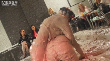 Muddy Wrestling: Busty Satin, Leather/Denim & Casual Slam - 3 Amateur Battles - Audience vs Audience Screencap 78 on sinx.preview.netperv.com