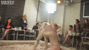 Muddy Wrestling: Busty Satin, Leather/Denim & Casual Slam - 3 Amateur Battles - Audience vs Audience Screencap 79 on sinx.preview.netperv.com