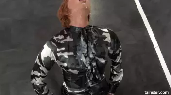 A Lady in Black gets white topping all over Screencap 78 on sinx.preview.netperv.com