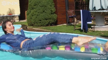 Besties Nearly Get Caught Playing In Backyard Pool! Screencap 20 on sinx.preview.netperv.com