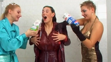 Latest deal - Milky Wet And Messy Fun For Three Babes