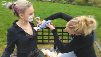 Wet And Messy Creamy Waffle Fun Screencap 25 on sinx.preview.netperv.com