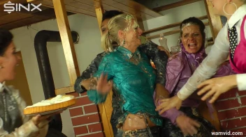 Business women get covered in cake Screencap 36 on sinx.preview.netperv.com