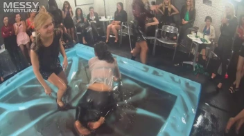 Messy Wrestling: Stylish, Feisty, And Ready To Rock That Oil!  4 Action Cam Battles With 8 Crazy Babes!! Screencap 11 on sinx.preview.netperv.com