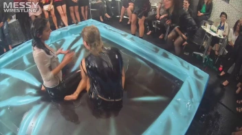 Messy Wrestling: Stylish, Feisty, And Ready To Rock That Oil!  4 Action Cam Battles With 8 Crazy Babes!! Screencap 21 on sinx.preview.netperv.com