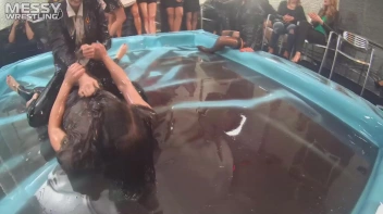 Messy Wrestling: Stylish, Feisty, And Ready To Rock That Oil!  4 Action Cam Battles With 8 Crazy Babes!! Screencap 33 on sinx.preview.netperv.com