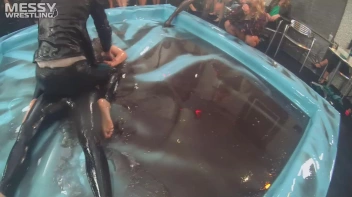 Messy Wrestling: Stylish, Feisty, And Ready To Rock That Oil!  4 Action Cam Battles With 8 Crazy Babes!! Screencap 35 on sinx.preview.netperv.com