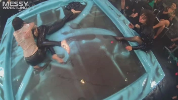 Messy Wrestling: Stylish, Feisty, And Ready To Rock That Oil!  4 Action Cam Battles With 8 Crazy Babes!! Screencap 48 on sinx.preview.netperv.com