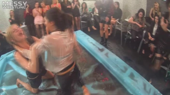 Messy Wrestling: Stylish, Feisty, And Ready To Rock That Oil!  4 Action Cam Battles With 8 Crazy Babes!! Screencap 5 on sinx.preview.netperv.com