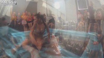 Messy Wrestling: Stylish, Feisty, And Ready To Rock That Oil!  4 Action Cam Battles With 8 Crazy Babes!! Screencap 65 on sinx.preview.netperv.com