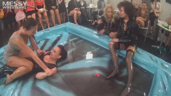 Messy Wrestling: Stylish, Feisty, And Ready To Rock That Oil!  4 Action Cam Battles With 8 Crazy Babes!! Screencap 66 on sinx.preview.netperv.com