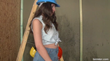 Hard Hat Cum Bunny Takes A Break! Screencap 3 on sinx.preview.netperv.com