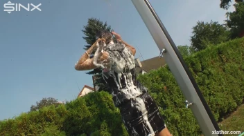 Clothed Hair Washing In Outdoor Shower Screencap 38 on sinx.preview.netperv.com