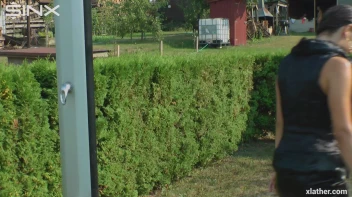 Clothed Hair Washing In Outdoor Shower Screencap 51 on sinx.preview.netperv.com