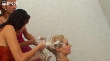 Hair Washing Fun For European Babes Screencap 81 on sinx.preview.netperv.com