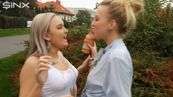 Drink Swapping Blondes Get Wet And Messy Screencap 10 on sinx.preview.netperv.com