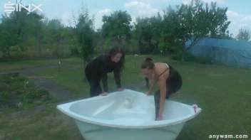 Gorgeous Brunette Babes Soaked With Milk Screencap 4 on sinx.preview.netperv.com