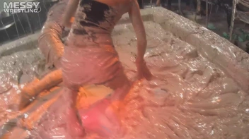 Muddy Wrestling: Raging Regina vs.The Cinnamon Buns Screencap 17 on sinx.preview.netperv.com