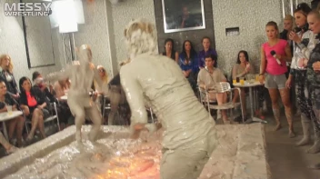 Muddy Wrestling: Raging Regina vs.The Cinnamon Buns Screencap 38 on sinx.preview.netperv.com