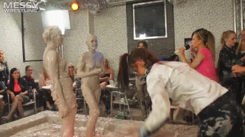 Muddy Wrestling: Raging Regina vs.The Cinnamon Buns Screencap 76 on sinx.preview.netperv.com