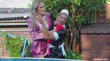 Blonde Fights Her Maid In The Pool Screencap 25 on sinx.preview.netperv.com