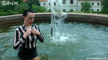 Hot Babe's Wet And Messy Outdoor Cool Down Screencap 20 on sinx.preview.netperv.com