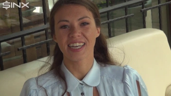 Brunette Licks Cum From Her Ripped Clothes Screencap 2 on sinx.preview.netperv.com