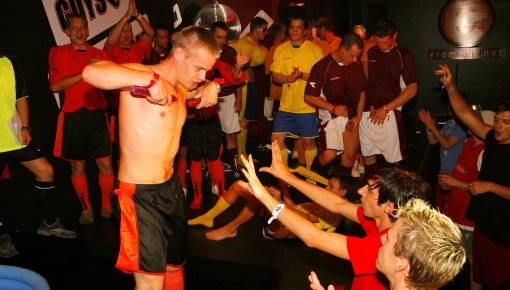 Our latest guys go crazy party is und...