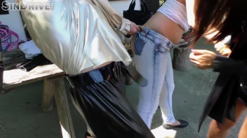 This Is For The Kinkster In You: 2 Leather Beauties & A Denim Damsel - Attacking Asses With Fingers & Tongues ... Screencap 15 on sinx.preview.netperv.com