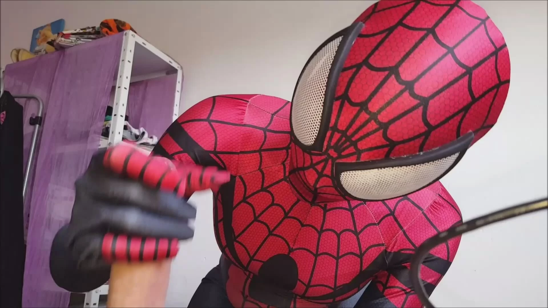 97 Spidergirl Zentai Make a blowjob on sinx.preview.netperv.com