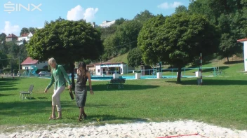 Gorgeous Girls Get Wet And Messy In The Park Screencap 96 on sinx.preview.netperv.com