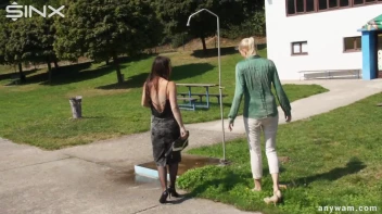 Gorgeous Girls Get Wet And Messy In The Park Screencap 97 on sinx.preview.netperv.com