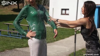 Gorgeous Girls Get Wet And Messy In The Park Screencap 104 on sinx.preview.netperv.com