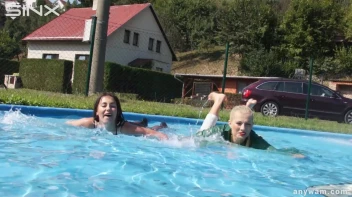 Gorgeous Girls Get Wet And Messy In The Park Screencap 23 on sinx.preview.netperv.com