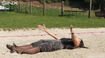 Gorgeous Girls Get Wet And Messy In The Park Screencap 59 on sinx.preview.netperv.com