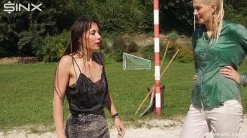 Gorgeous Girls Get Wet And Messy In The Park Screencap 62 on sinx.preview.netperv.com