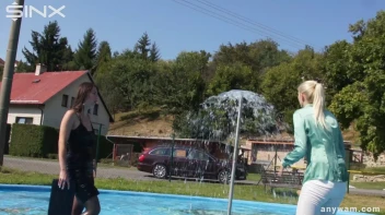 Gorgeous Girls Get Wet And Messy In The Park Screencap 8 on sinx.preview.netperv.com