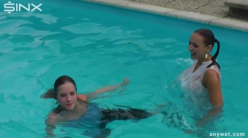 Sexy Swim Babes Play In The Pool Screencap 26 on sinx.preview.netperv.com