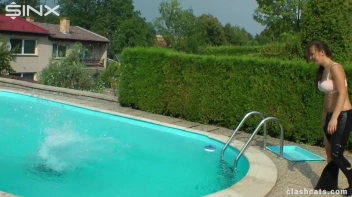 Catfighting Babes Tear Clothes And Get Wet In Pool Screencap 89 on sinx.preview.netperv.com