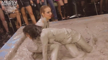 Messy Wrestling: Fashion Freaks Throw Down In The Mud - Watch Them Roar! Screencap 22 on sinx.preview.netperv.com