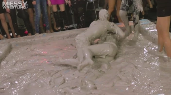 Messy Wrestling: Fashion Freaks Throw Down In The Mud - Watch Them Roar! Screencap 51 on sinx.preview.netperv.com