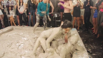 Messy Wrestling: Fashion Freaks Throw Down In The Mud - Watch Them Roar! Screencap 52 on sinx.preview.netperv.com