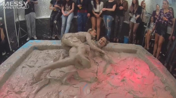 Messy Wrestling: Fashion Freaks Throw Down In The Mud - Watch Them Roar! Screencap 64 on sinx.preview.netperv.com
