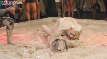 Messy Wrestling: Fashion Freaks Throw Down In The Mud - Watch Them Roar! Screencap 78 on sinx.preview.netperv.com