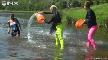 Fun Fueled Water Fight Heads To The River Screencap 29 on sinx.preview.netperv.com