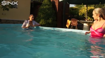 Cute Girls Take A Fully Clothed Dip In The Pool Screencap 58 on sinx.preview.netperv.com